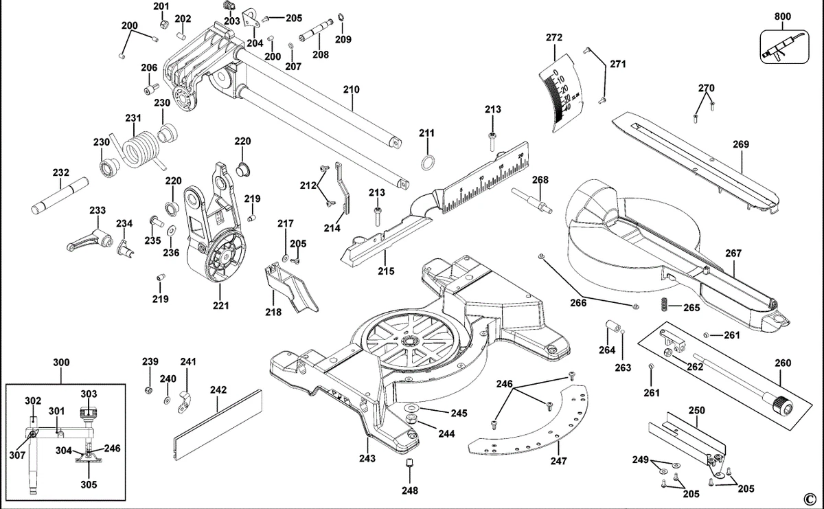 Dewalt miter saw parts deals