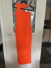 AQAQ Aqua Boutique orange formal prom dress