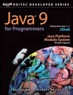 Java 9 for Programmers by Paul J. Deitel 4th INTL ED- 9789352866540