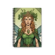 Irish Fairy Queen Spiral Notebook - Ruled Line
