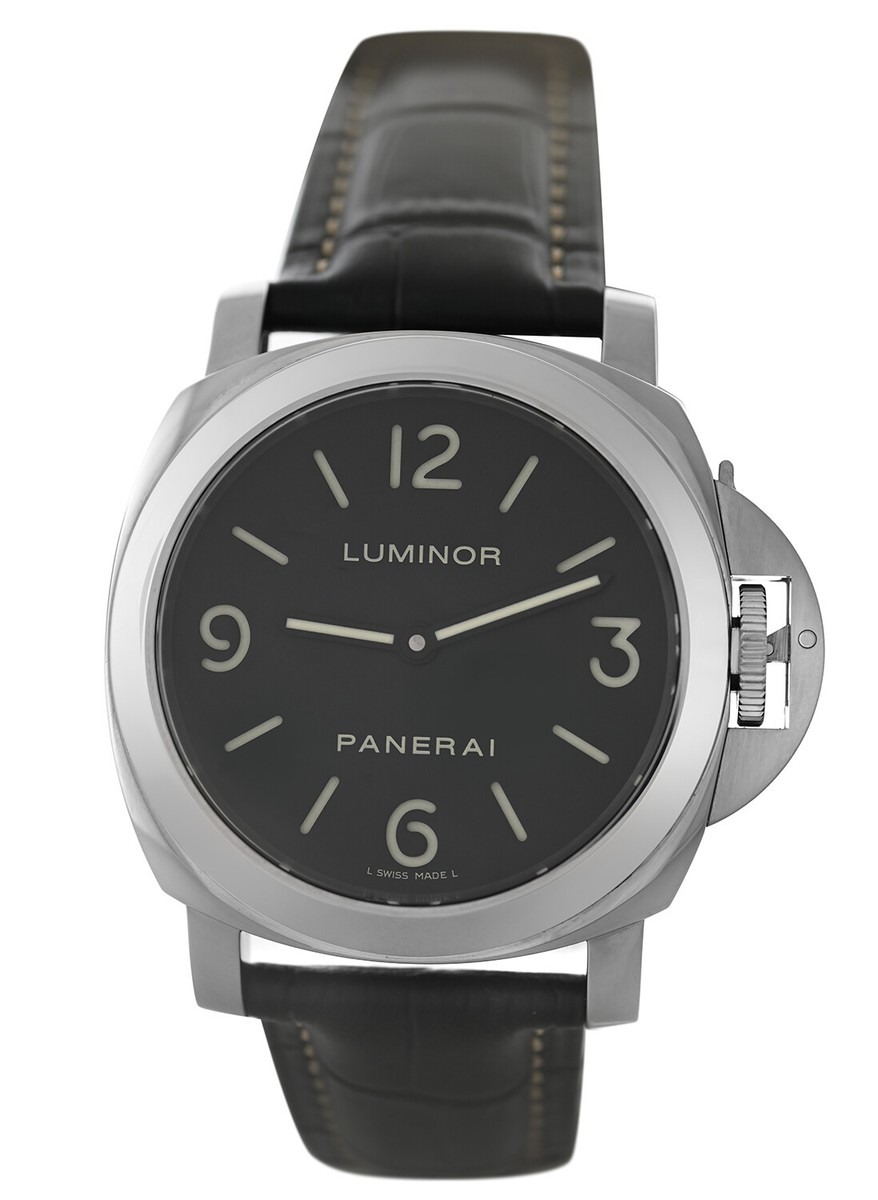 パネライ PANERAI LUMINOR 44㎜ PAM00112 Panerai 112 Luminor Base 44 mm Black Dial Box Papers