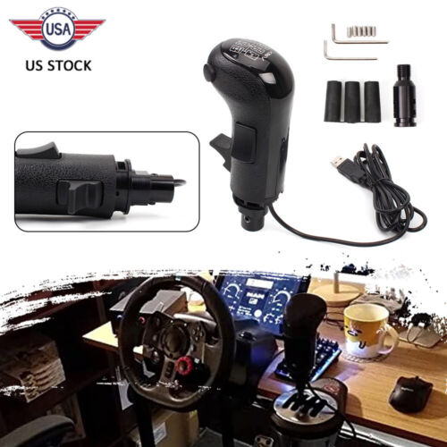 USB Truck Simulator Shifter Gearshift Knob for Logitech G29 G27 G25/Thrustmaster - Picture 1 of 16