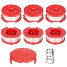 8pcs String Trimmer Spool Line 0.065" 30Ft Cap Head Compatible Craftsman