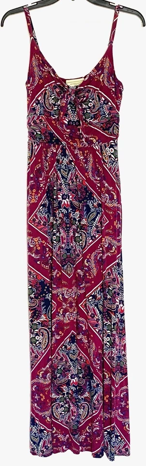 Maxi Vestido Moulinette Soeurs Vetements Anthropologie Estampado Floral Cachemira S 4/6 Foto 2 de 4