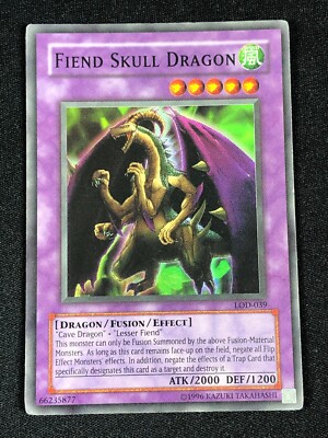 YUGIOH FIEND SKULL DRAGON LOD-039 SUPER (MP)