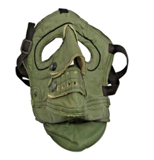 Vintage Military Extreme Cold Weather Insulated Face Mask OD Green Minor Damage
