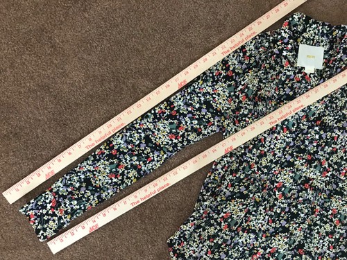 Anthropologie MAEVE Matilda Shirt size XS Ditzy Floral Pintucked Long Sleeve - Picture 12 of 16