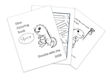 DIGITAL CONTENT- 2025 Merrick Dinosaur 30 Page Activity Book - PRINTING REQUIRED