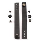 Soft Belt Loops Black Heavy Duty Rubberized Nylon Pull-The-Dot Security Snaps