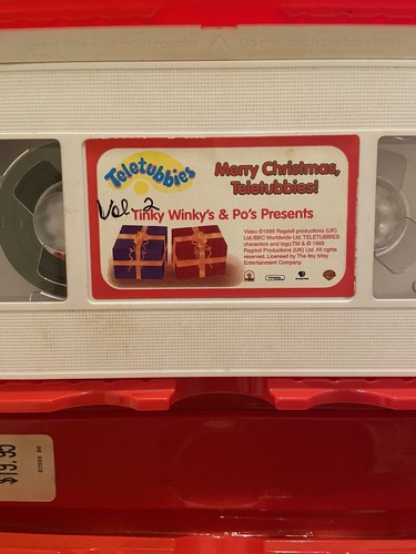 Merry Christmas Teletubbies 2 VHS Set PBS Kids 1999 Vintage- Tested - Picture 7 of 7