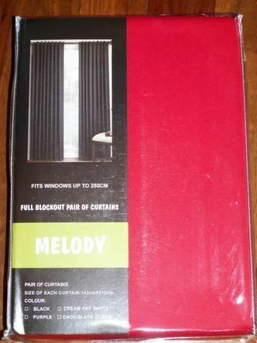 Red Blackout Window Curtains & Drapes