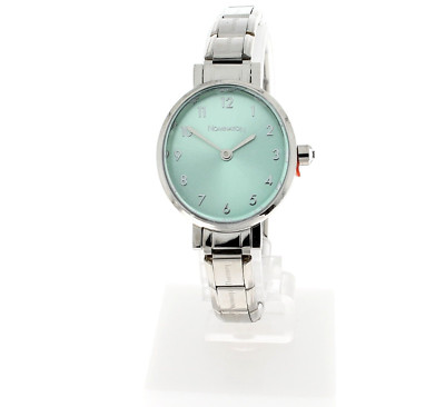 Nomination Watch Paris Oval Green Dial & Stainless Steel CZ 076038/032