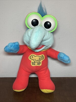 Vintage Muppet Babies 1992 Child Dimension Baby Gonzo Plush 16'' Sesame Street
