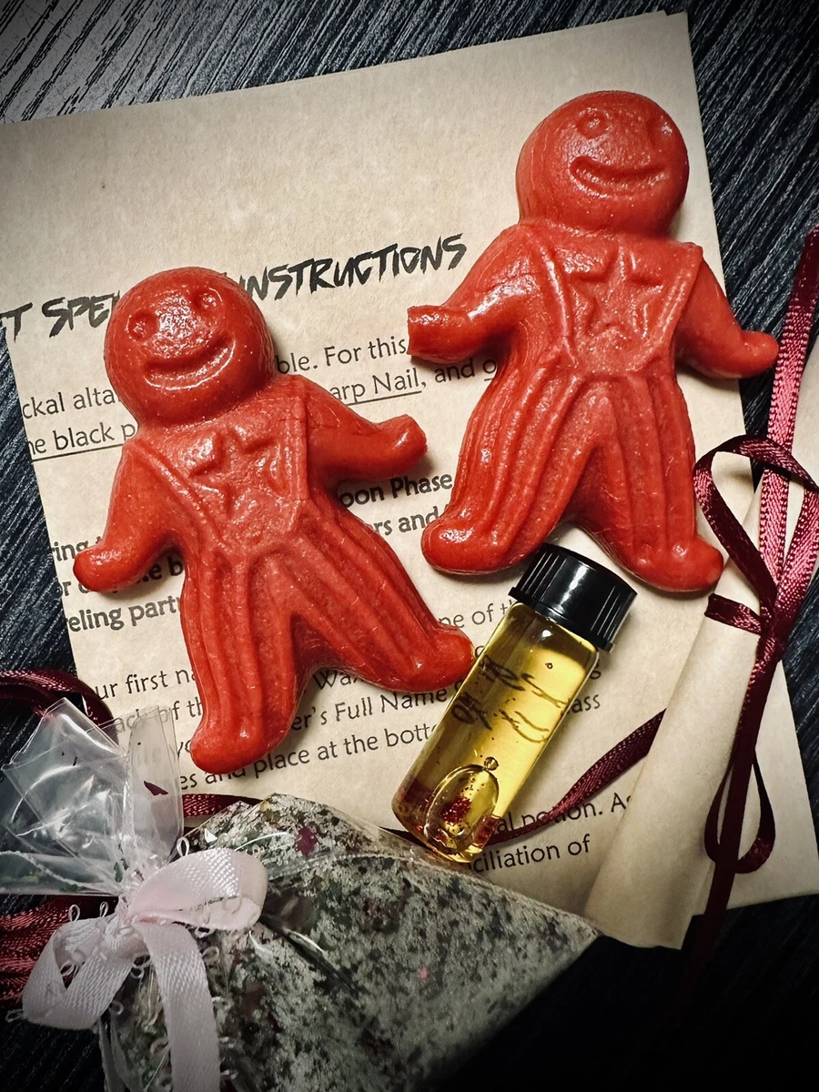 Reconciliation Magick Wax Poppet Spell Kit Handmade Witchcraft Hoodoo Wicca