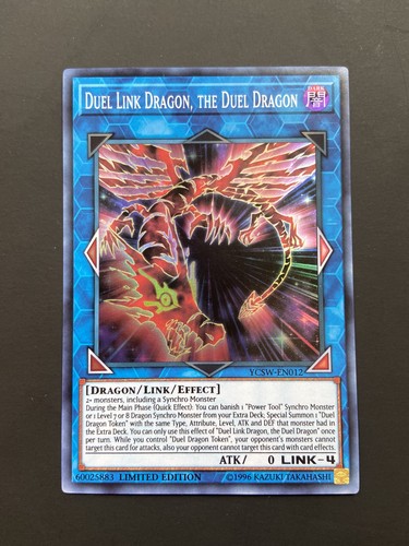 Duel Link Dragon, the Duel Dragon (V.1 - Super Rare) - English - 第 1/2 張圖片