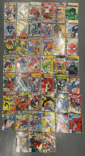 RUN LOT-45 WEB OF SPIDER-MAN  2 THRU 17 19 THRU 30 33 THRU 35 37-50 HIGH GRADE