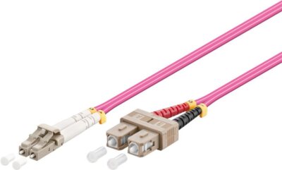 Delock Glasfaserkabel LC SC Multimodal OM4 10m