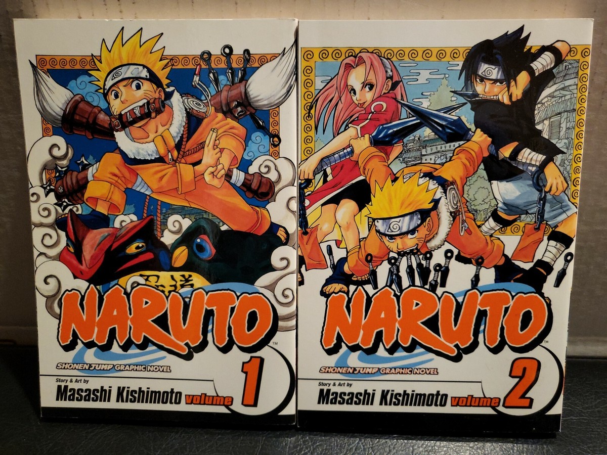 Lot Of 5 Shonen Jump Manga Books Naruto Vol. 1-5 | eBay