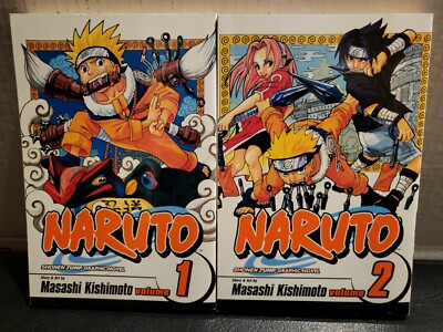 Lot Of 5 Shonen Jump Manga Books Naruto Vol. 1-5 | eBay