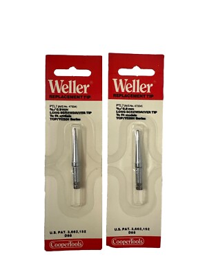 2 Weller Replacement Tip PTL7 Models TC201 / TCP Series 5/64  0.8mm