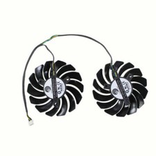 87mm MSI ARMOR RX570 RX580 Dual Fan Replacement 40mm 4Pin PLD09210B12HH 0.4A