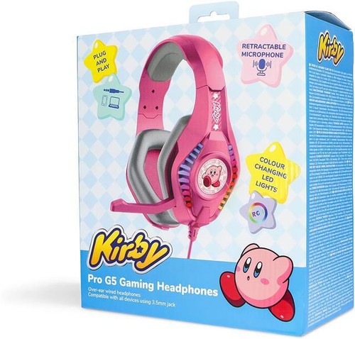 Kirby Pro G5 Gaming Headphones Retractable Mic & LED Lights - Picture 6 of 6