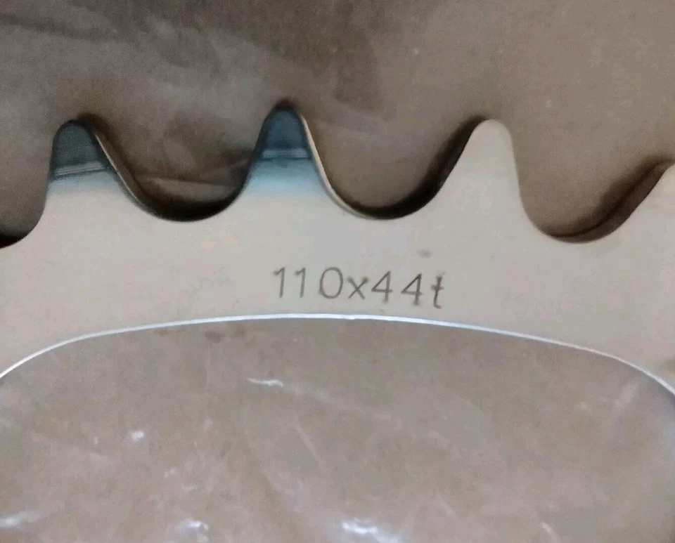 Surly 110 mm BCD 5-armiges Edelstahl-Kettenblatt - Silber - 44 Z - Bild 3 von 4