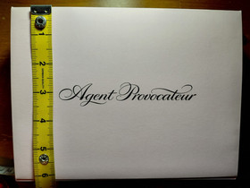 Agent Provocateur Pink Black Gift Box- Small 6.25" x 8.25" x 2"