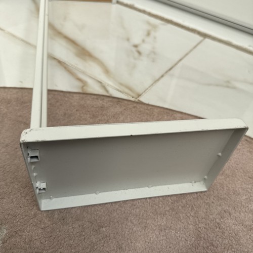Mesa auxiliar delgada de metal y madera -Top 23 x 13 X H 73 cm - Imagen 20 de 24