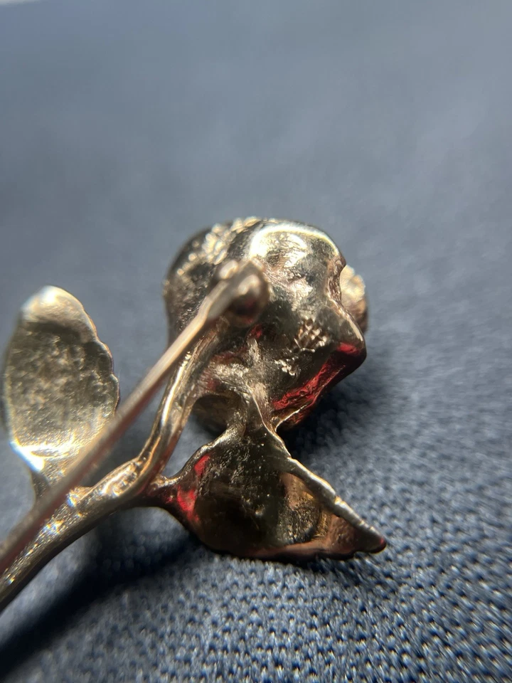 Prendedor/broche rosa retirado James Avery en oro de 14 k Foto 3 de 3
