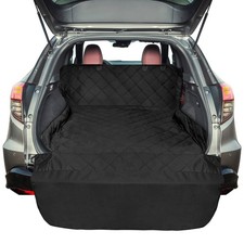 F-color SUV Cargo Liner for Dogs, Heavy Duty Water Resistant Pet Cargo Cover ...