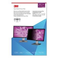 3M HC220W1B 16:10 Aspect Ratio High Clarity Privacy Filter for 22" Monitor New