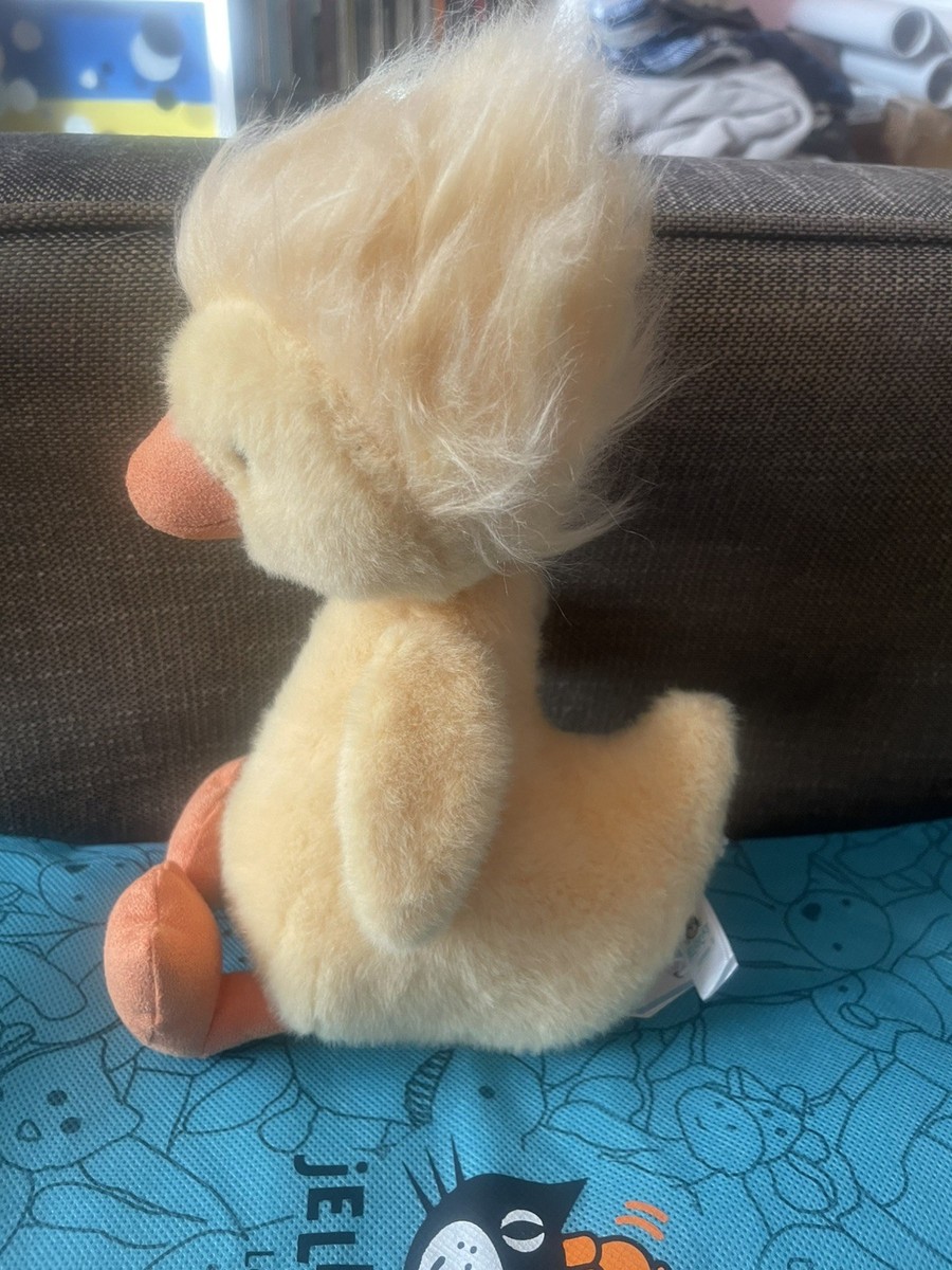 Jellcat Dorit Duckling Plush Stuffed Animal Soft Cute NWT and Dust