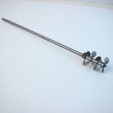 18" Stainless Steel 4-Stage Laboratory Mixer Impeller Shaft Overhead Stirrer