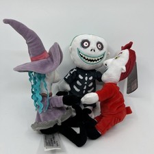 Disney Nightmare Before Christmas Lock Shock Barrel Plush