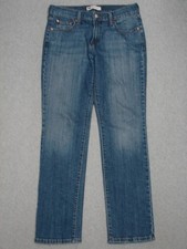 PB01431 2012  LEVI'S  505 STRAIGHT LEG WOMENS JEANS sz8M