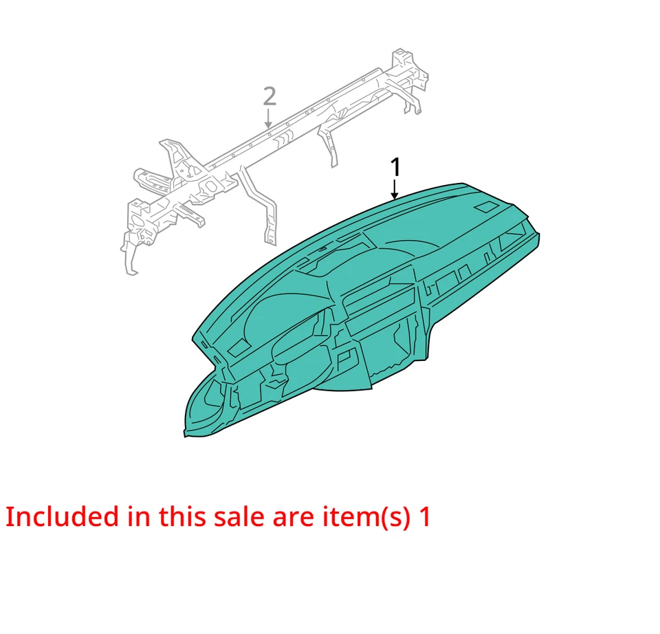 Dash Panel Coupe Without Navigation System Fits 07-13 BMW 328i 1711686 Foto 3 de 4