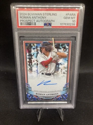 2024 Bowman Sterling - Prospect Autographs Roman Anthony #PA-RA (AU, RC)