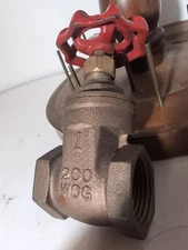 Orbit 1'' Brass Gate Valve 200 WOG Pre-Owned