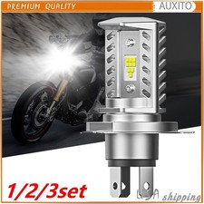 1/2set H4 9003 LED Motorcycle White Bulb Headlight Power High 15000LM CANbus