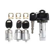 TüRschloss Reparaturset Ersatz-Set 5 SchlüSsel Zylinder ZüNdschloss