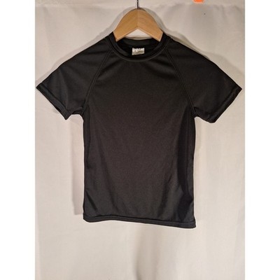 Augusta Sportswear Youth Black Shirt Short Sleeve Athletic Base Layer xs