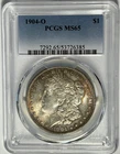 1904 O MORGAN DOLLAR PCGS MS 65 / TONER