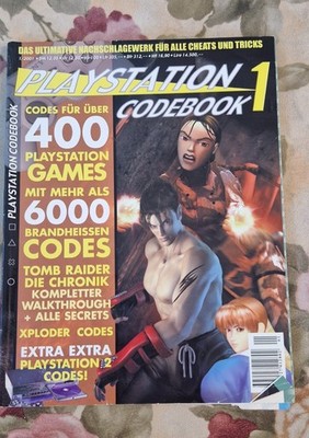 Playstation 1 Codebook Cheat Heft Tricks Tipps Extra Playstation 2 Codes 2001