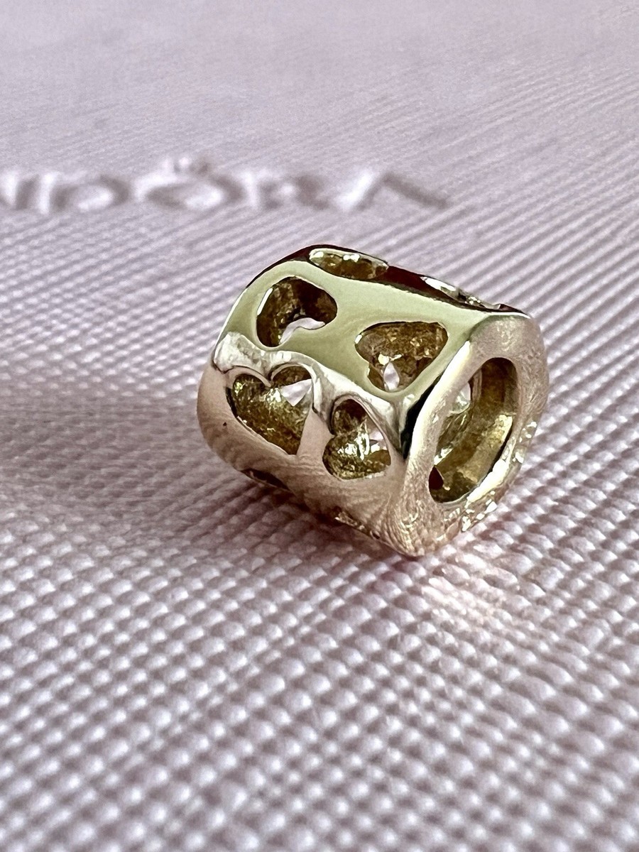 Pandora 14k Yellow Gold Tunnel of Love Charm #750299 G585 ALE