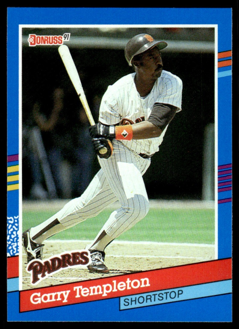 1991 DONRUSS GARRY TEMPLETON #252 SAN DIEGO PADRES 2933