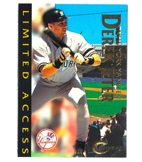 Derek Jeter 1995-2002 New York Yankees Insert Cards, Topps, Skybox, Bowman, Leaf
