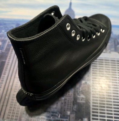 Converse Chuck Taylor All Star High Top Leather Triple Black Size