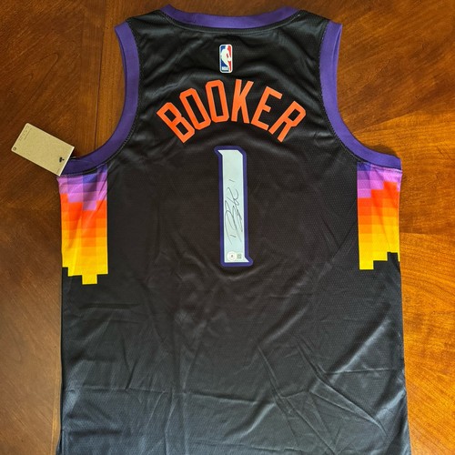 Devin Booker Signed Autographed Nike Swingman Jersey Beckett COA Suns