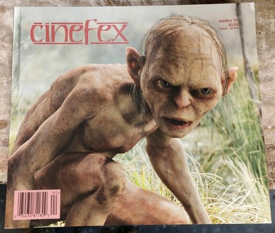 Cinefex Magazine No92; Lord Of The Rings 2 Towers, XXX, Spy Kids...Gollum 